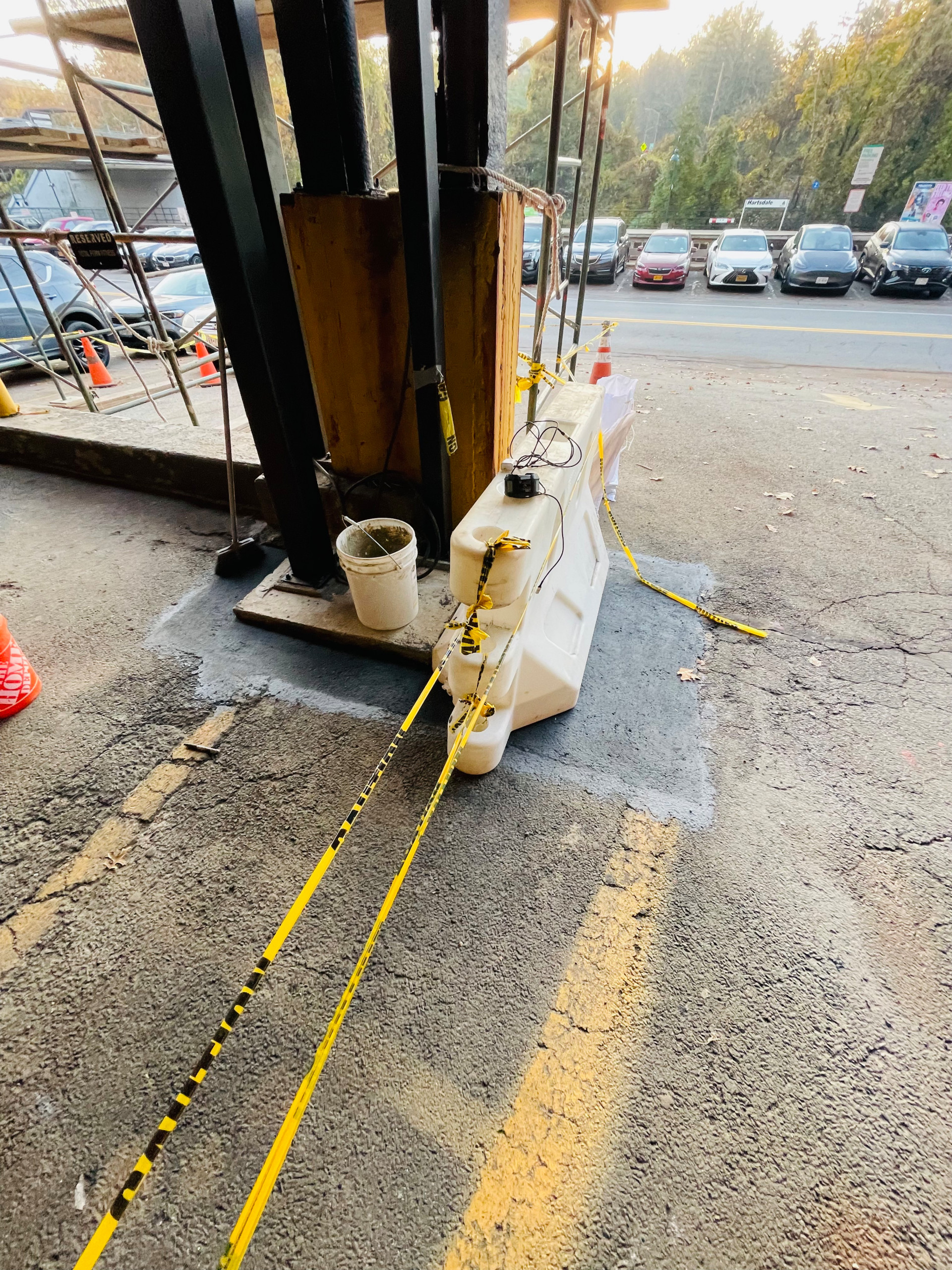 Temporary Parking Structure reinforcement