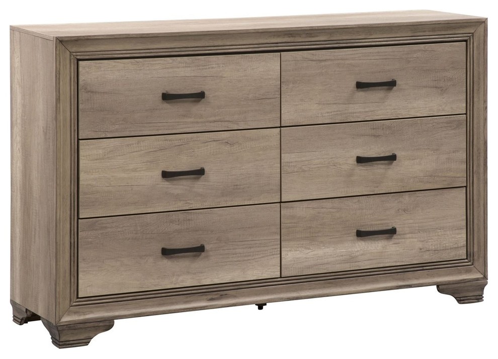 Liberty Furniture Sun Valley 6Drawer Dresser Traditional Dressers