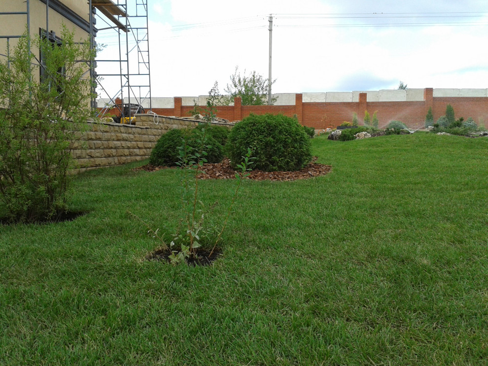 Ландшафтный дизайн участка в д. Зеленый камень (Ижевск)