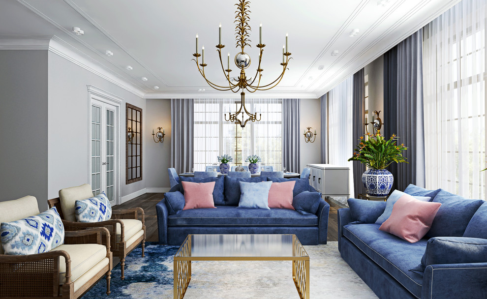 Emerald. Интерьры элитного жилого дома в коттеджном поселке в пригороде