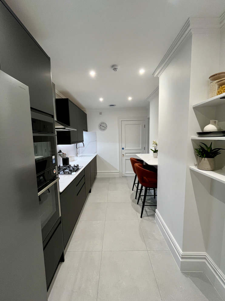 London W1 Modern Kitchen Renovation