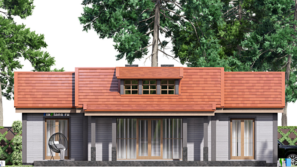 Проект одноэтажного дома 15х17м S173м2 F-16676