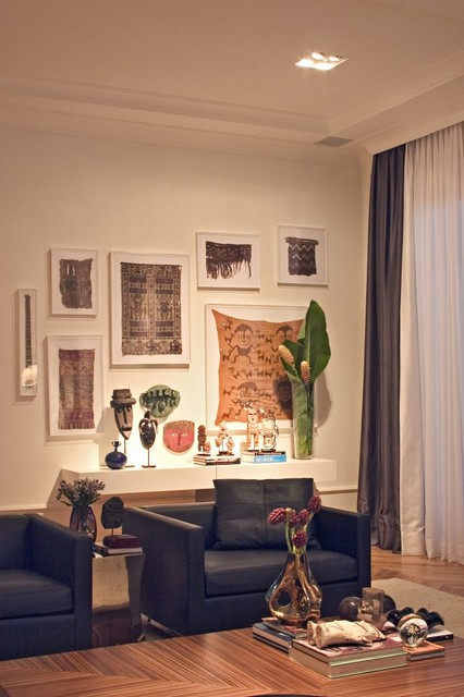 Studio Marcelo Brito contemporary-living-room