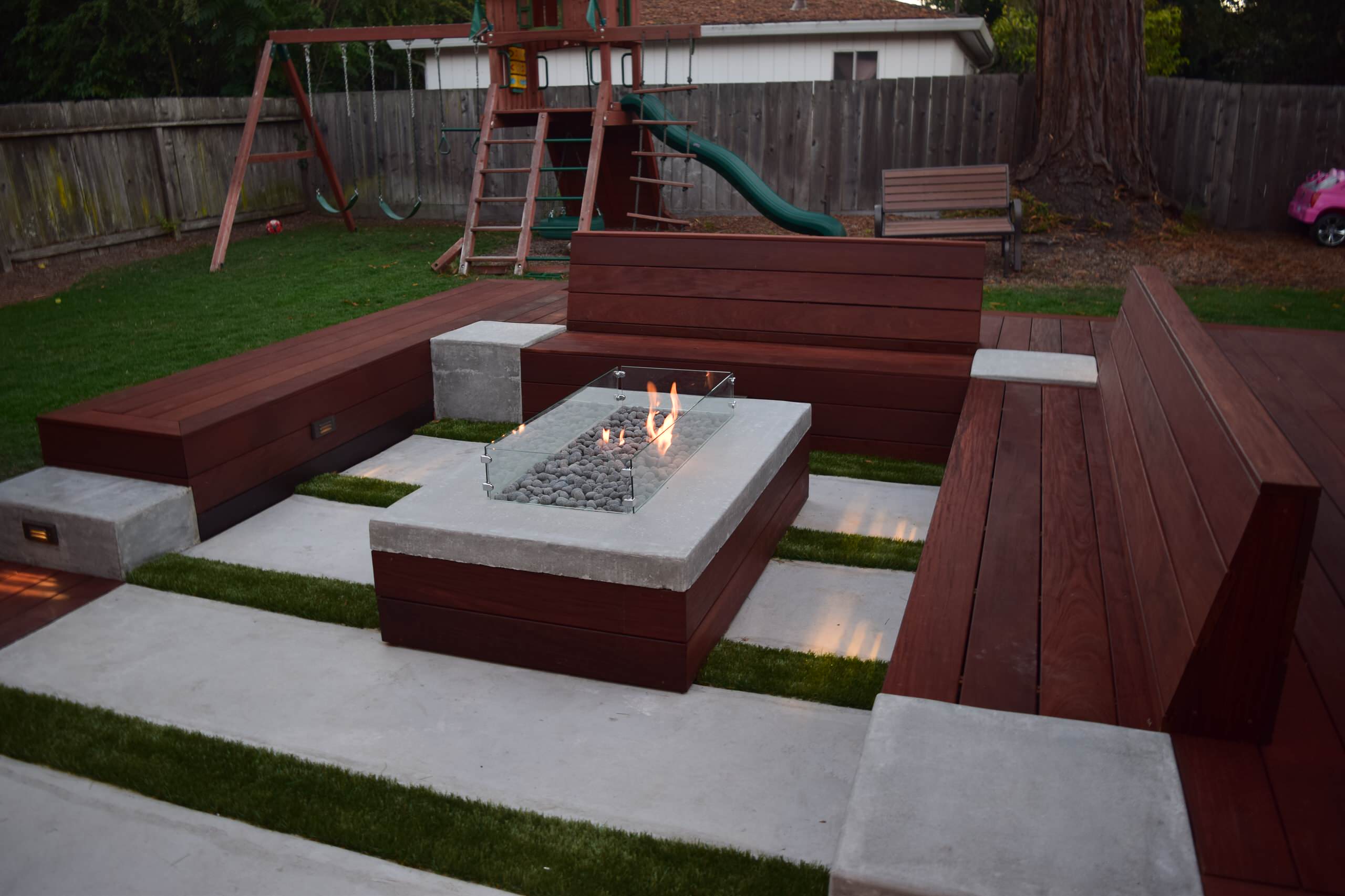 IPE Deck and Seating area
