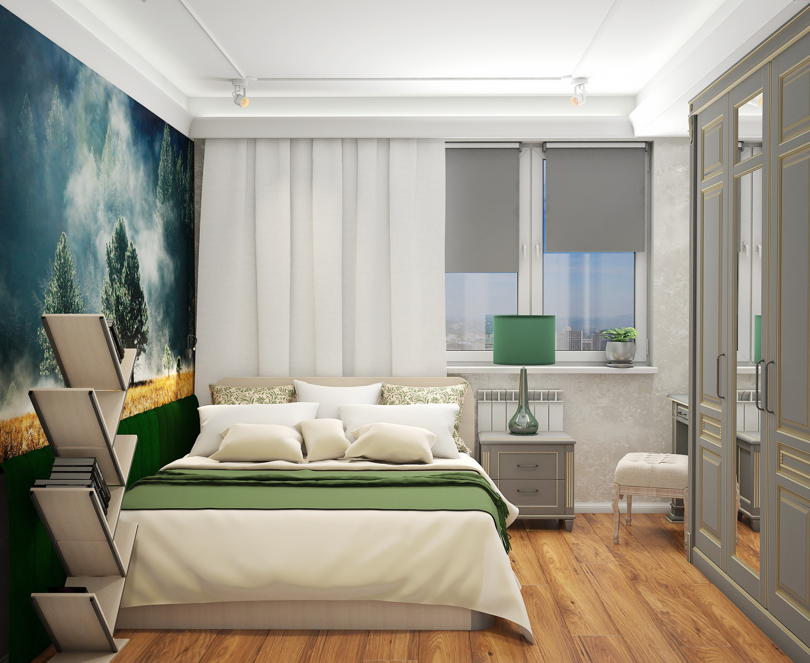 Дизайн интерьера 4-х комнатной квартиры S-79,0кв.м.