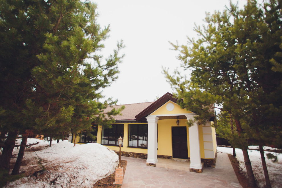 Проект коттеджа и ландшафта в Подмосковье "под ключ"