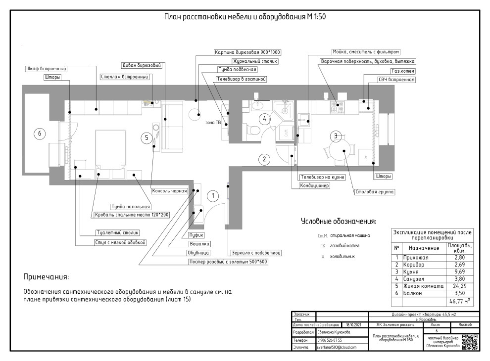 Пример альбома рабочих чертежей