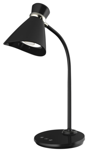 6W Desk Lamp, Black Finish