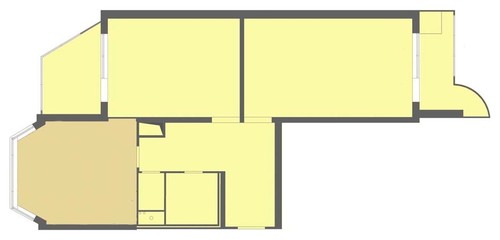 Перепланировка квартир П-44Т