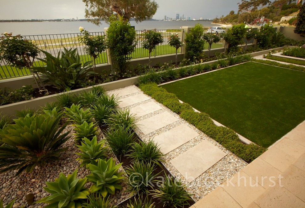 Kleiner Moderner Garten in Perth