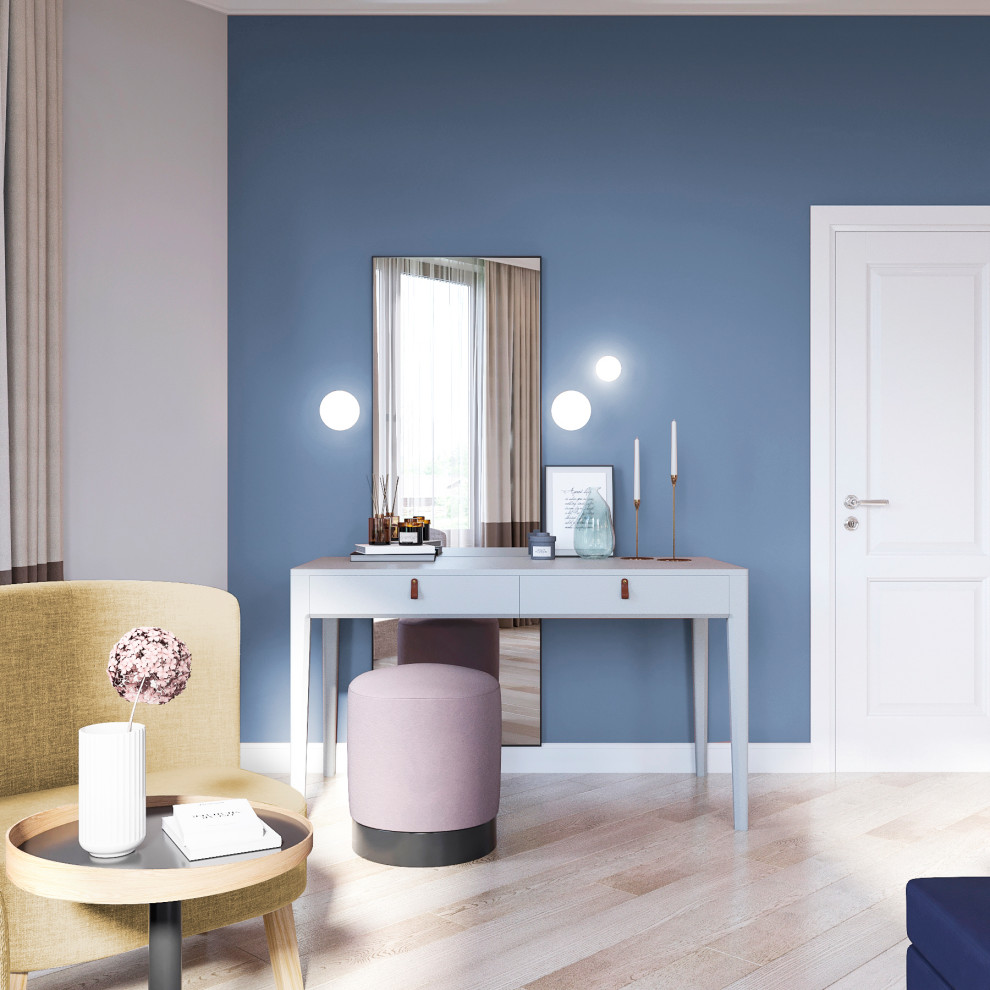 Мастер спальня на втором этаже