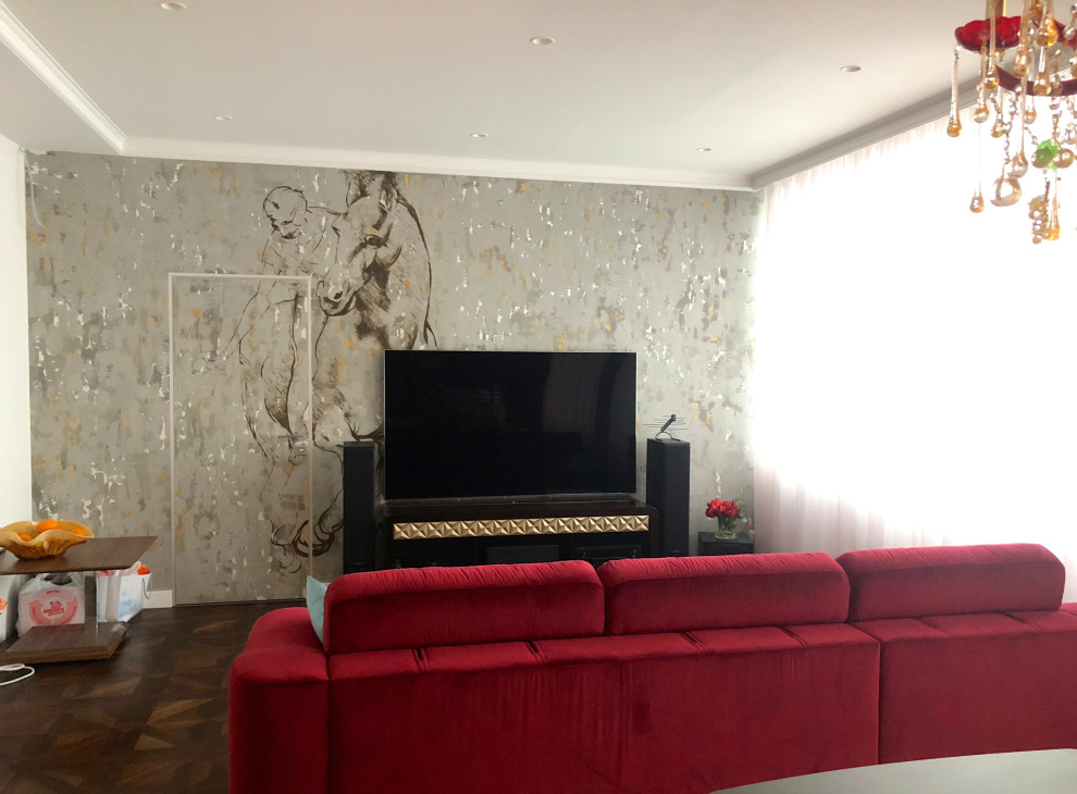 Декоративная покраска стен и роспись по мотивам Леонардо да Винчи