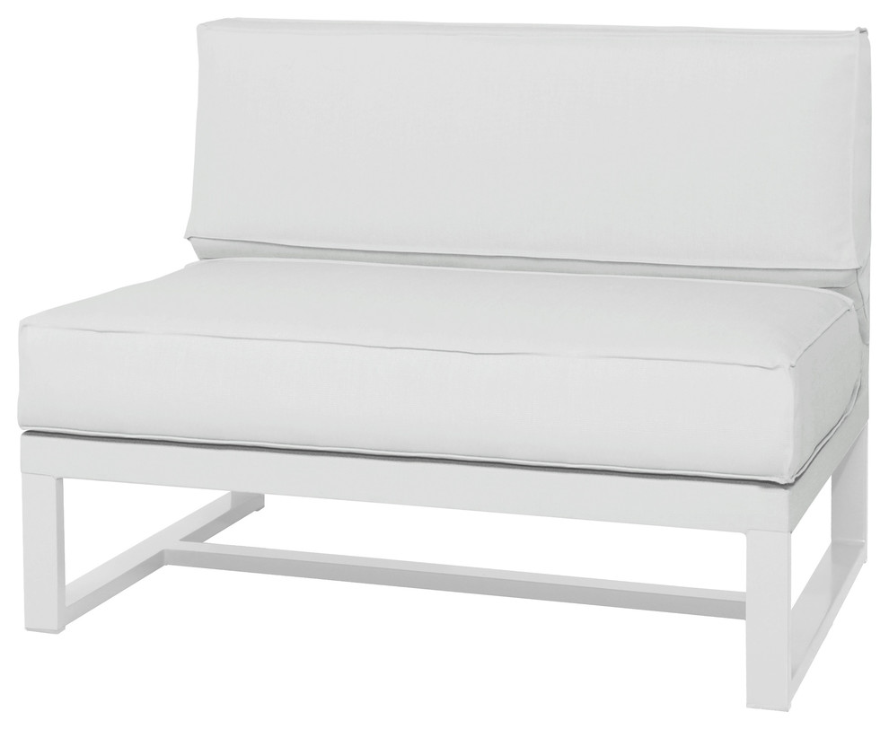 Mono Sectional Seat, White