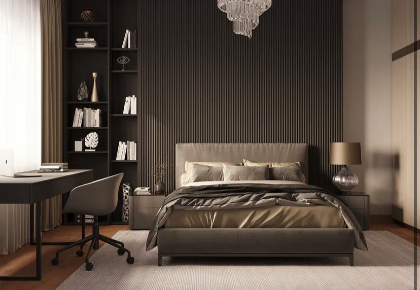 Спальная комната для девушки-студентки