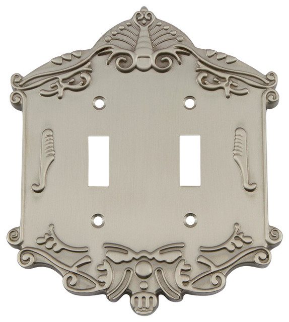 NW Victorian Switch Plate With Double Toggle Victorian Switch