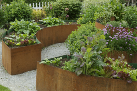 Inspiration for an industrial garden in Seattle.