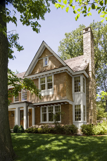 Shingle Style Exterior 2 sekelskiftes-fasad