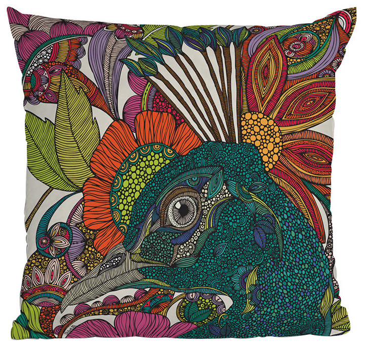 DENY Designs Valentina Ramos Alexis And The Flowers Throw Pillow