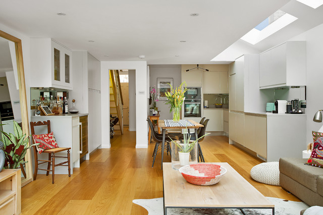 Beautiful Mid-Century Modern Kitchen Extension - Chiswick contemporary-living-room
