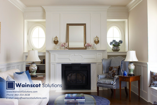 Fireplace Designs trendy-dagligstue