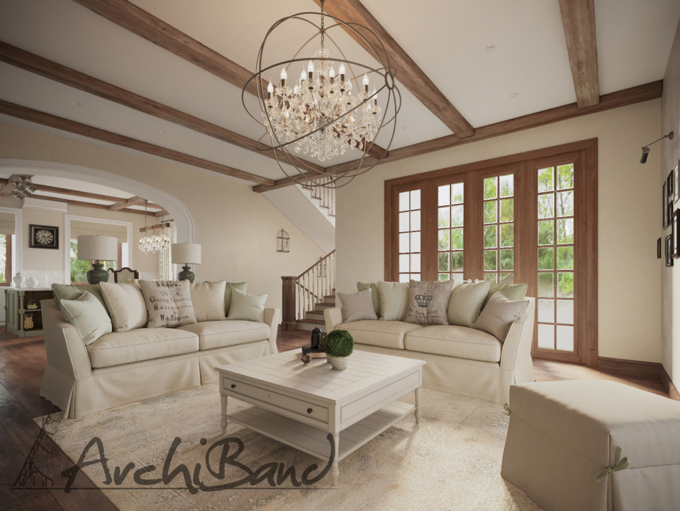 гостиная, дом в Красногорске