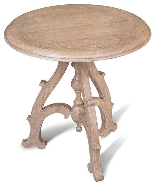 Scarborough House Pedestal Side Table Round