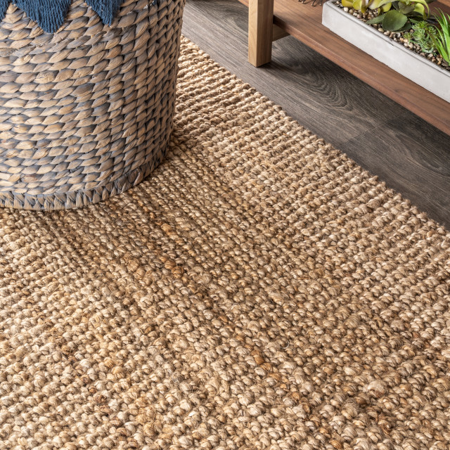 Pata Hand Woven Area Rug, 12'x18' - Beach Style - Area Rugs - by ...