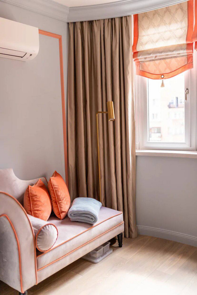 Шторы в интерьере стиля Неоклассика