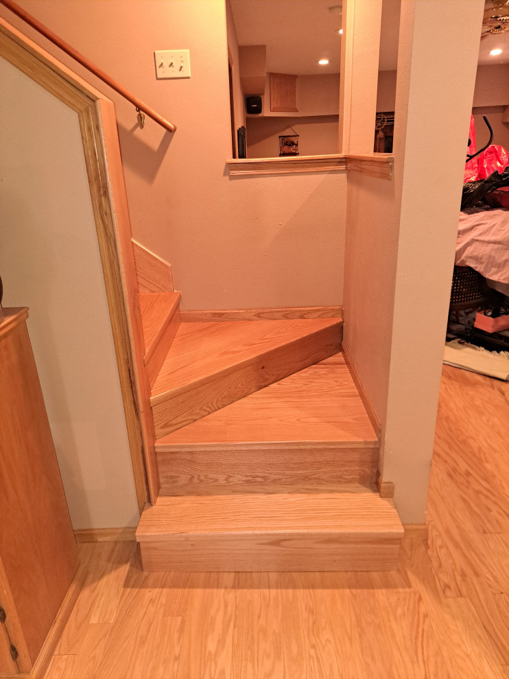 Wamego | New Wood Stairs and Flooring