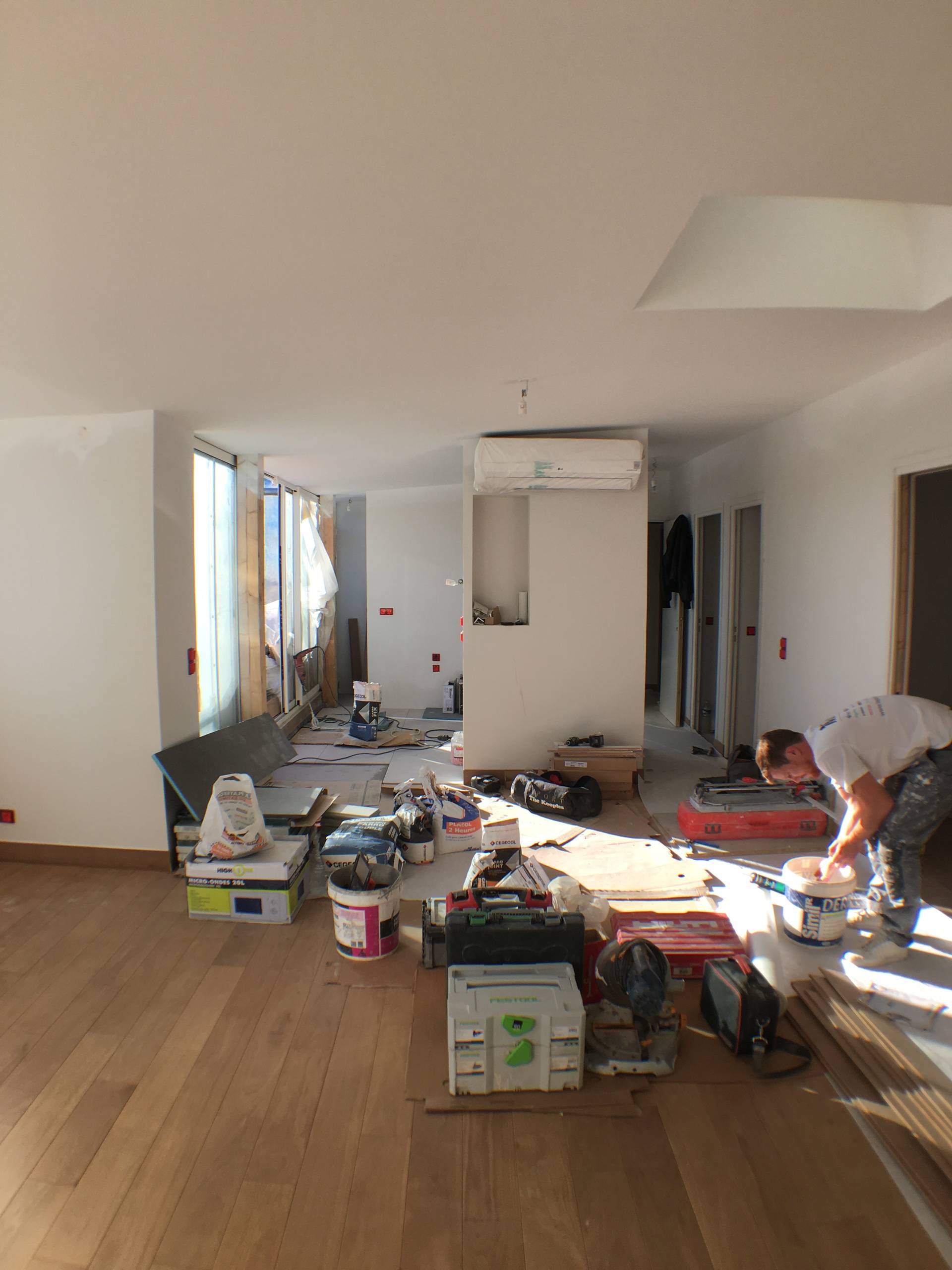 Extantion grenier en 2 appartements