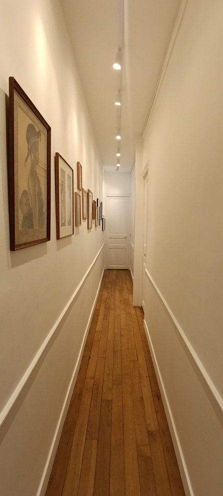 Rénovation d'un long couloir