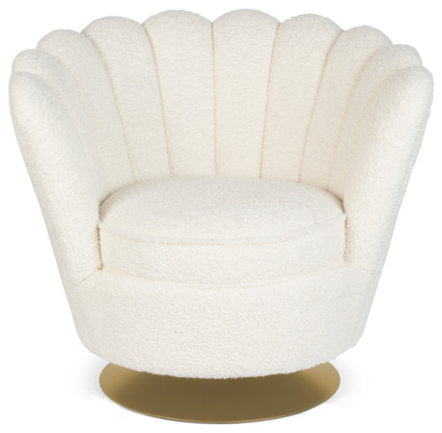 Scallop Shell Chair Modern Scalloped Lounge Chair | Bold Monkey Mother Of All Shells ...