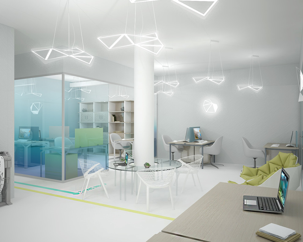 Проект офисного помещения площадью 140 кв м в центре Москвы создан для Defortis