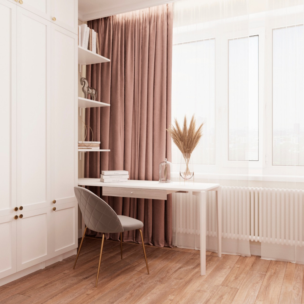 Дизайн проект детской для девочки ул. Сосинская г. Москва