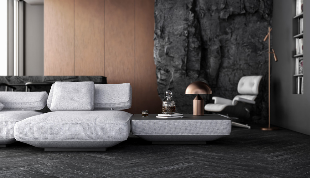 Брутальный интерьер CFAF9F