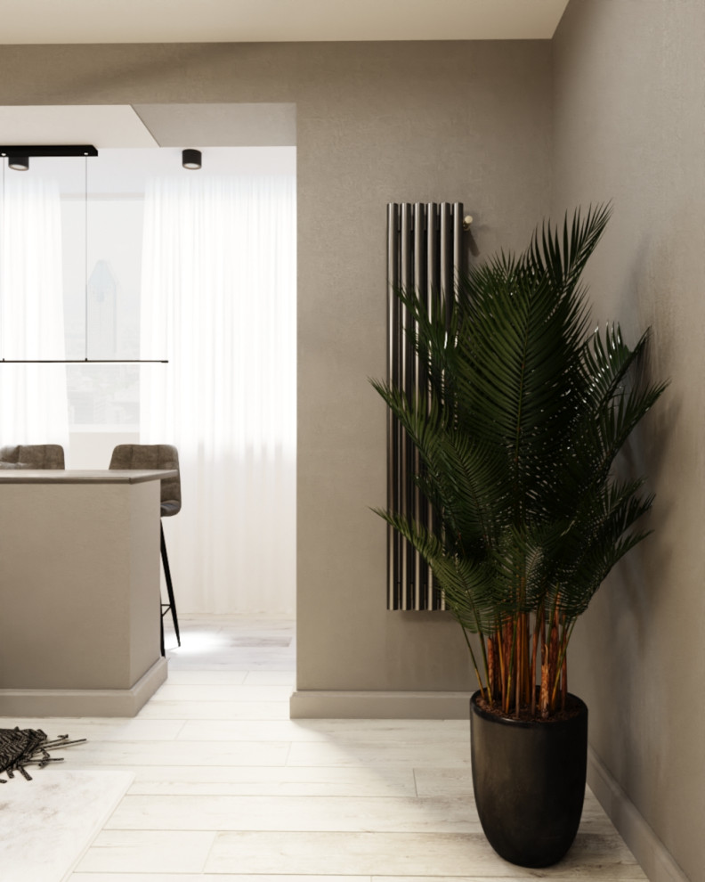 Современная гостиная для молодой пары ЖК Звезда г.Саратов