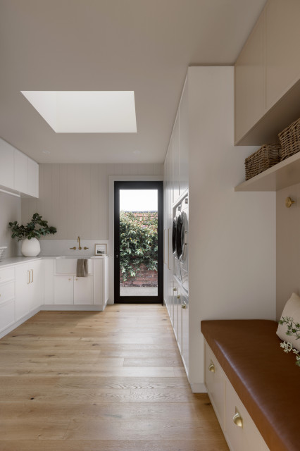 Twin Gables contemporary-service-yard