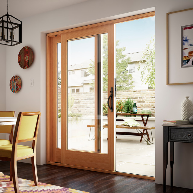 Custom Patio doors Contemporary Patio Boise by Wood Windows, Inc.