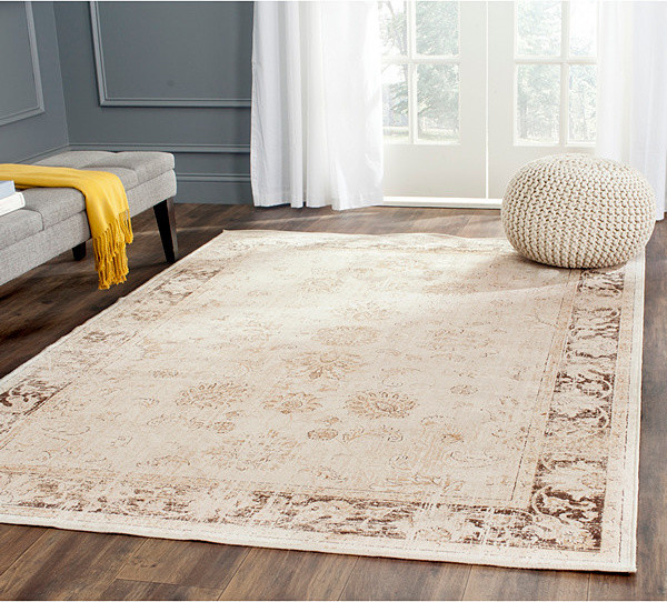 Safavieh Vintage Vtg117440 Moroccan Rug, Stone, 8'0" x 11'2