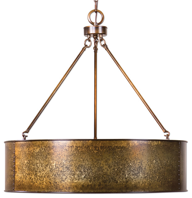 Uttermost Wolcott 5 Light Golden Pendant Uttermost Wolcott 5 Light Golden Pendant