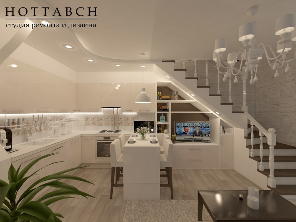 дизайн-проект таунхауса 55 м2 ЖК Стрижи, п Новинки