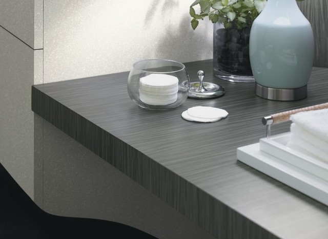 6307 Burnt Strand 5270 Geo White Formica Laminate Traditional