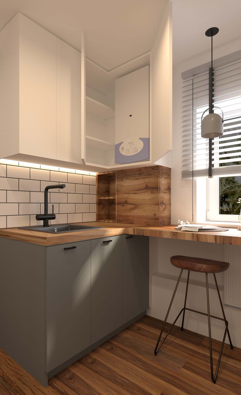 Маленькая однушка в старом фонде  "ДО и ПОСЛЕ"