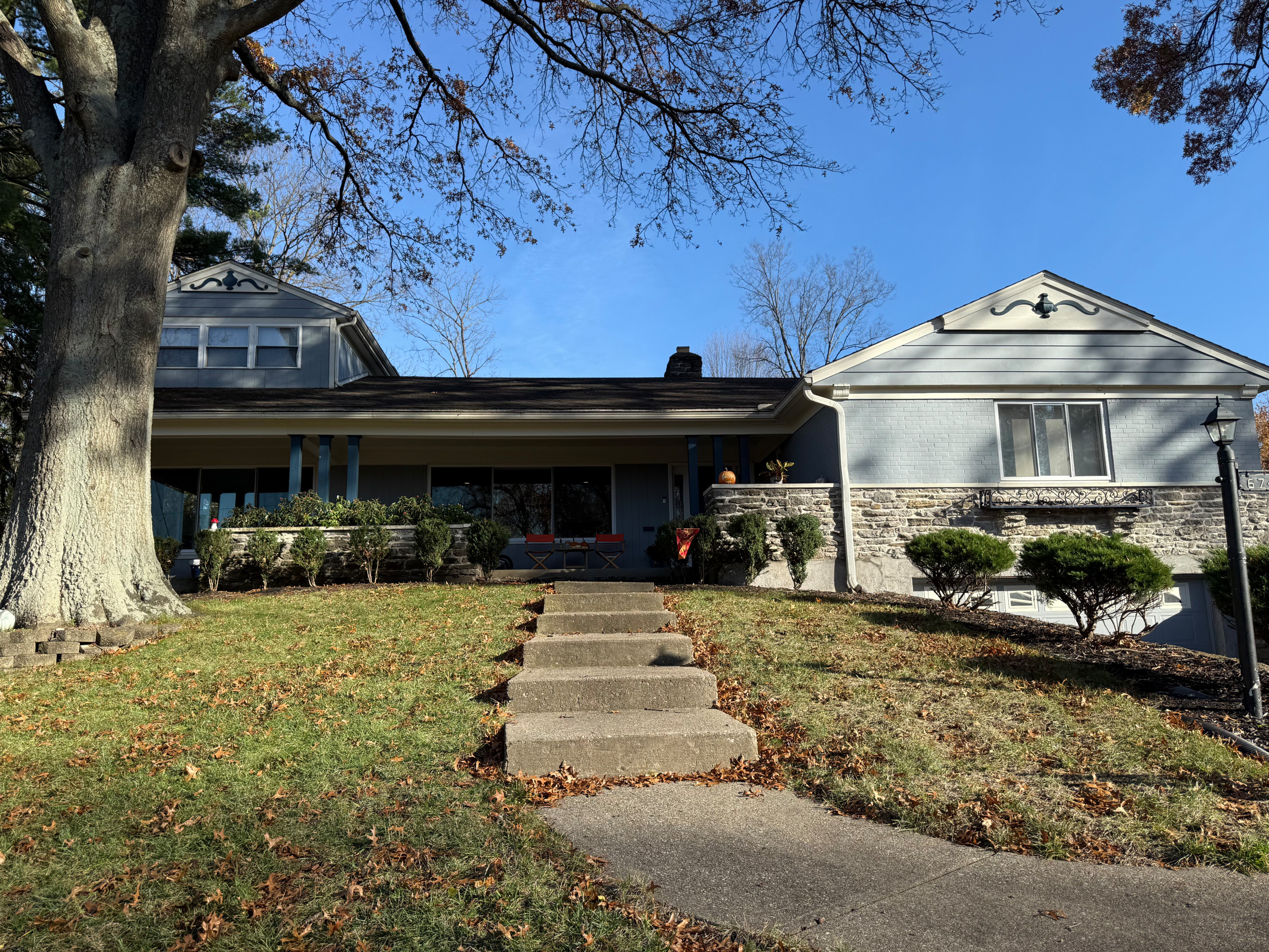 Mid-Century Front + Backyard Landscape - Cincinnati, OH