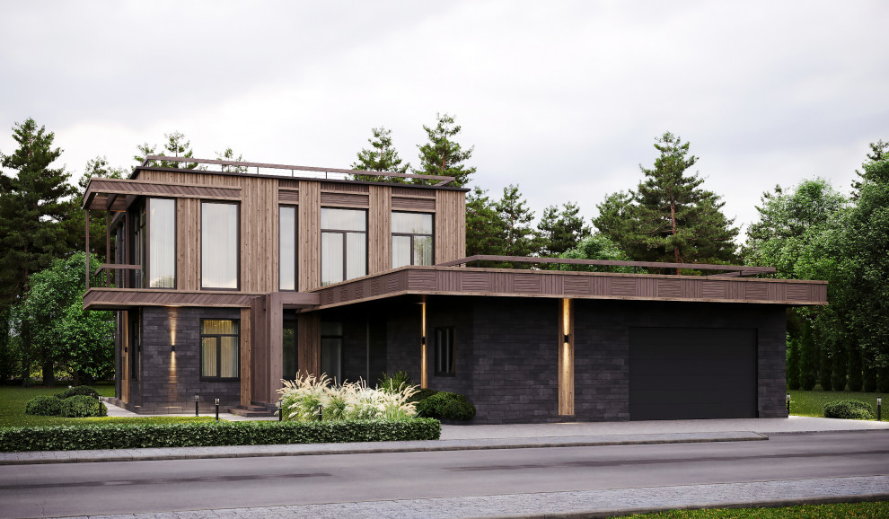 Современный коттедж в скандинавском стиле