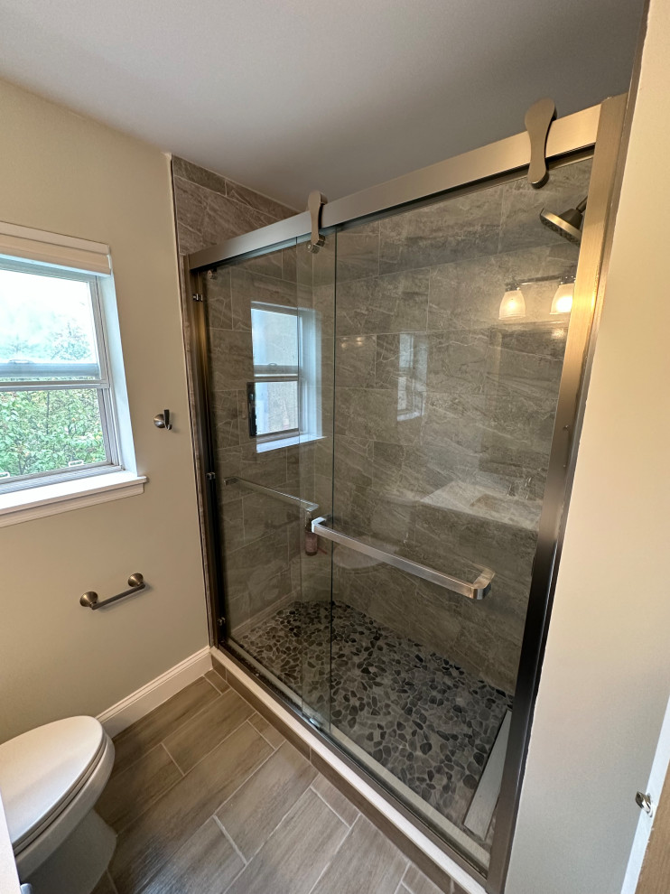 Modern Walk-In Shower Bathroom Renovation