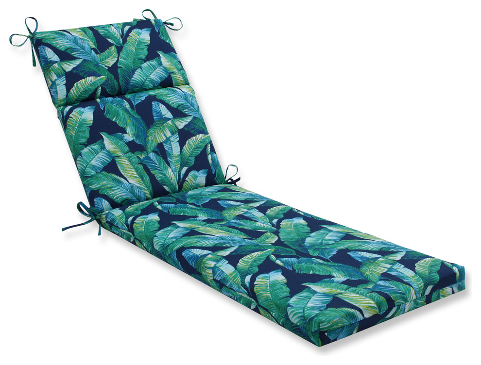 Outdoor/Indoor Hanalai Lagoon Chaise Lounge Cushion Tropical