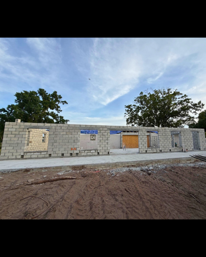 Home Addition — Slab to Block Work (Framing Next)
