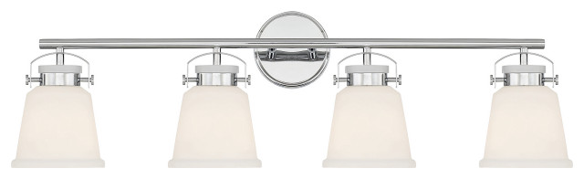 Kaden 4-Light Bathroom Vanity Light, Polished Chrome