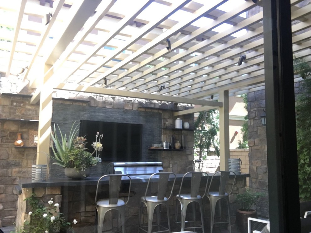 Outdoor Bar Modern Home Bar Orange County by 3D Landscape Solutions